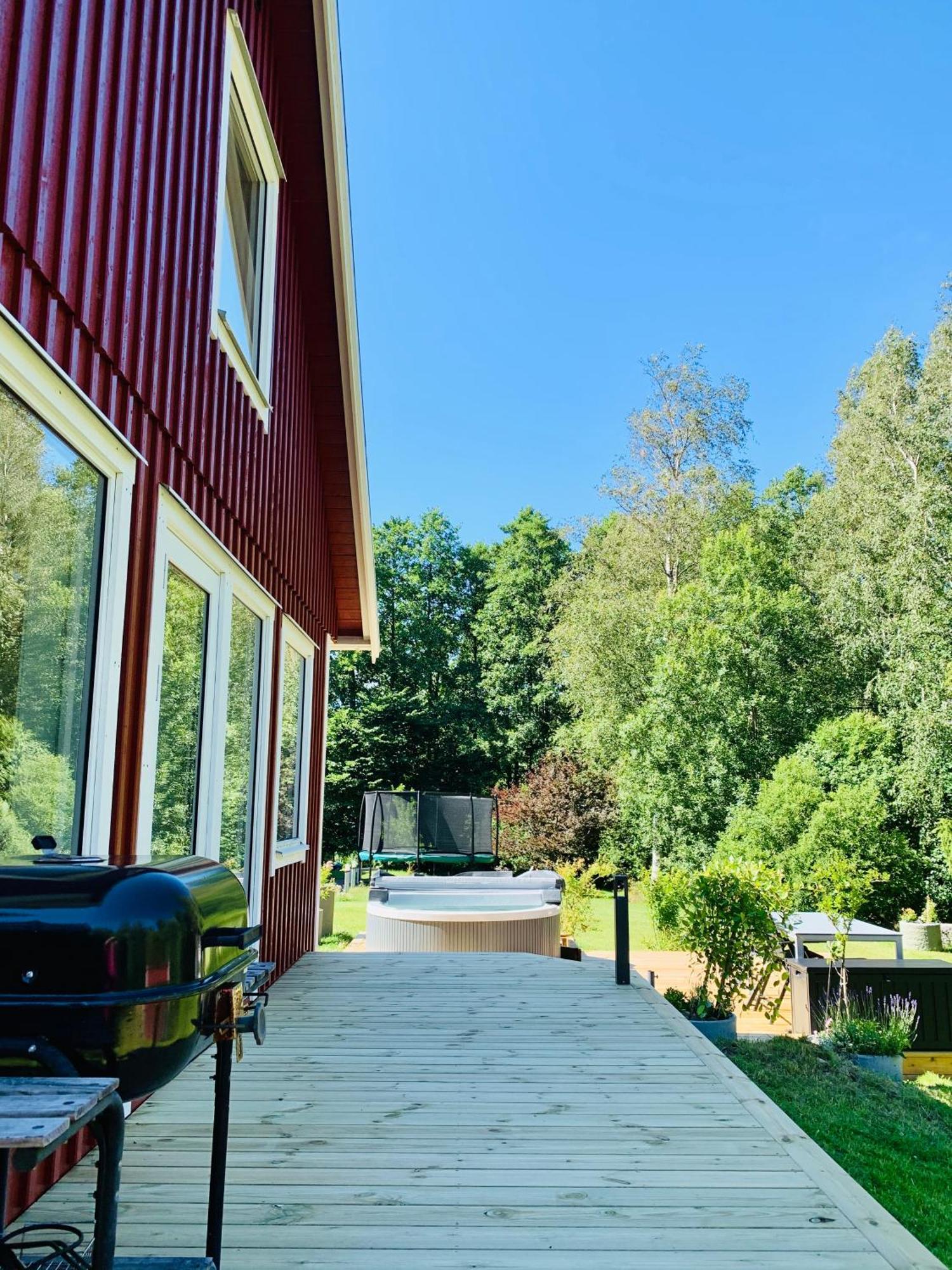 The Blomsholm Cabin - Load Your Electric Car สตรอมสตัด ห้อง รูปภาพ