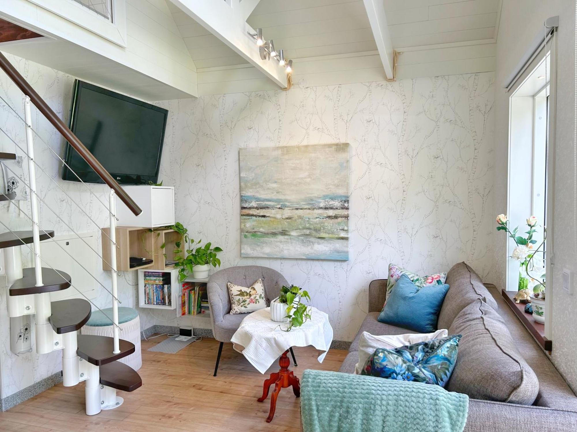 The Blomsholm Cabin - Load Your Electric Car สตรอมสตัด ภายนอก รูปภาพ
