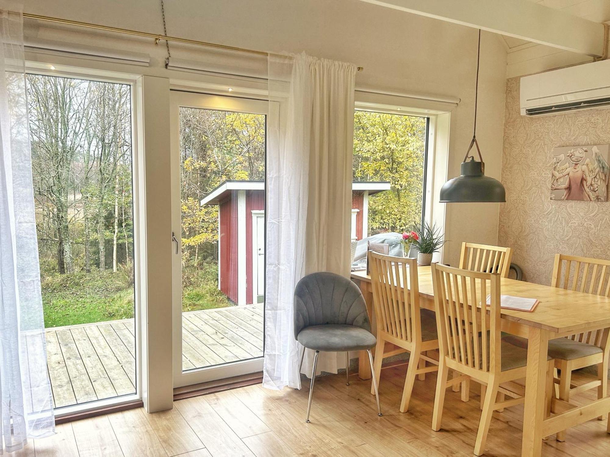 The Blomsholm Cabin - Load Your Electric Car สตรอมสตัด ภายนอก รูปภาพ